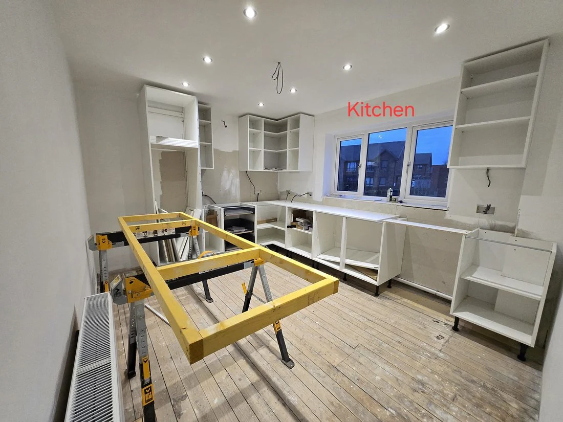 Kitchen before